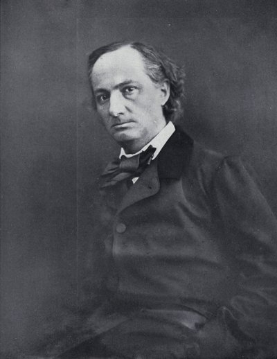 De dichter Charles Baudelaire door Nadar